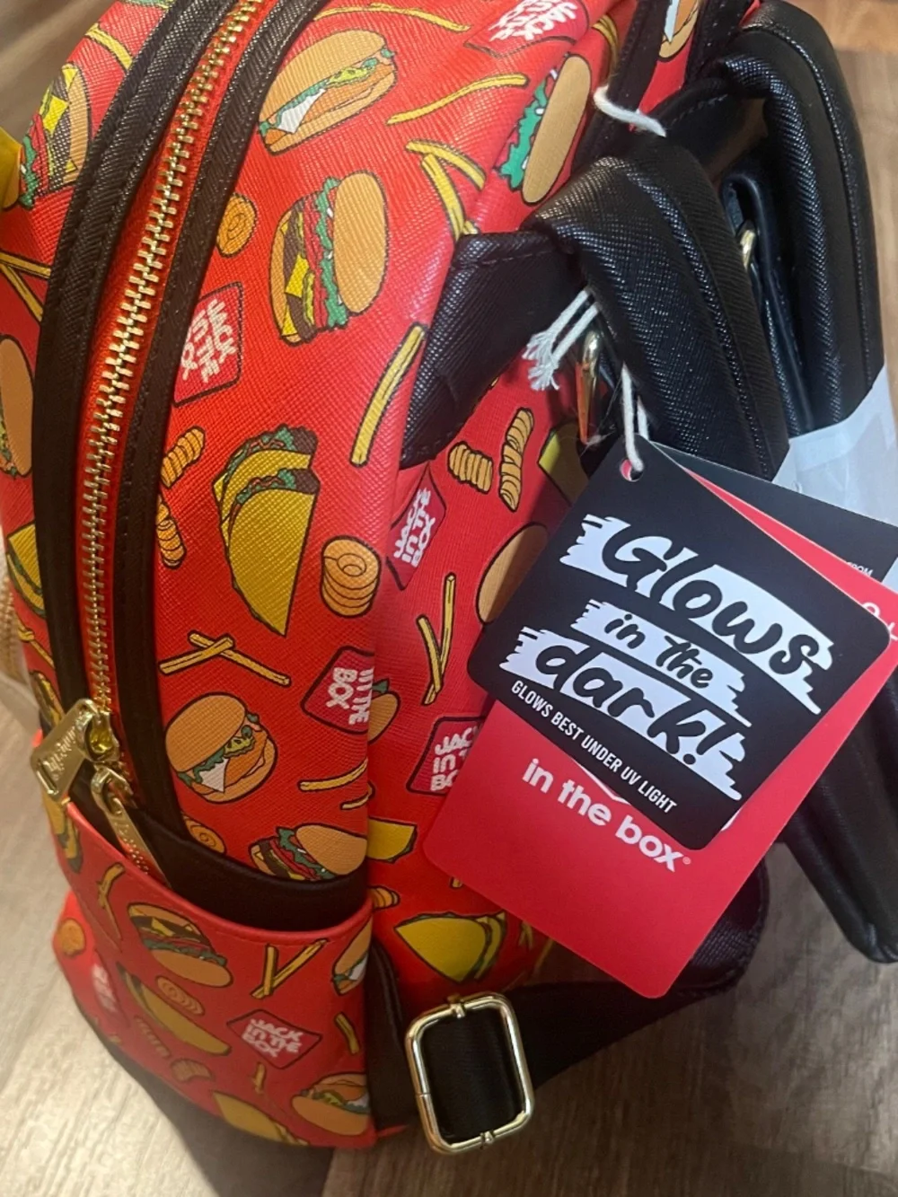 Jack in the Box mini backpack and Curly fry Wallet Loungefly